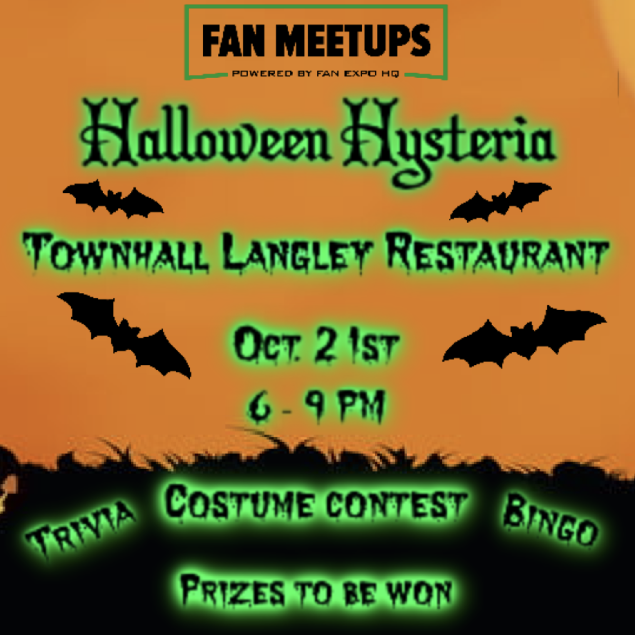 See Halloween Hysteria at FAN Meetups Vancouver